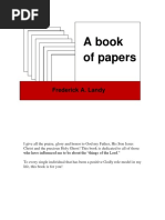 Frederick A. Landy - A Book of Papers