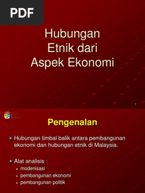 Bab 4 Pembangunan Ekonomi Pdf
