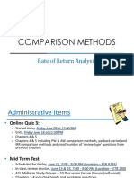 Rate of Return Analysis (Online Version)