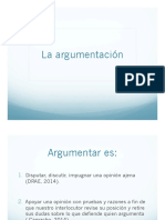 Argumentación