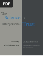 Download The Science of Interpersonal Trust - Approved for Release by rborum SN35249841 doc pdf