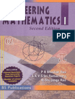 Engineering Mathematics - I PDF