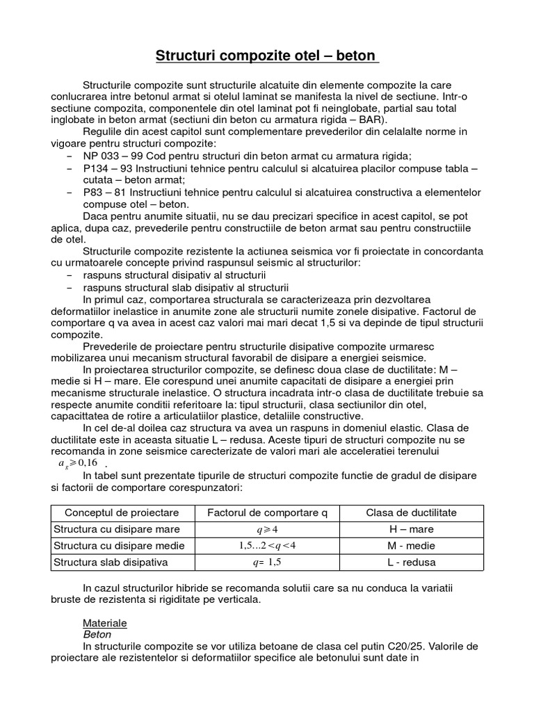 Structuri Compozite | PDF