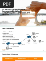 VLAN and Link-Aggregation Interoperability ArubaOS-switch and Cisco IOS