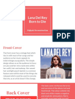 Lana Del Rey Born To Die: Digipak Deconstruction