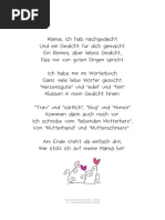 Geburtstagskarte Für Kindermädchen – Mit Liebevollem Gedicht, Innen Leer Zum Selbstgestalten