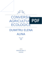 Conversia agriculturii ecologice