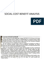 Social-Cost Benefit Analysis