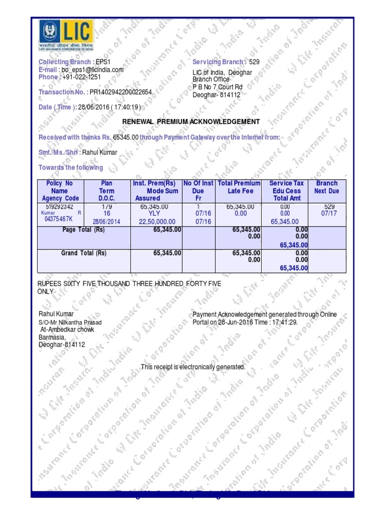 lic-receipt-pdf-payments-taxes