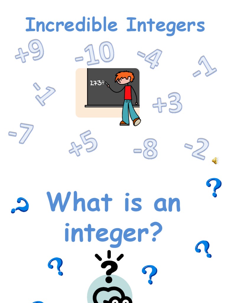 Incredible Integers4768 | PDF