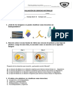 EVALUACIÓN DE CIENCIAS NATURALES Terminada