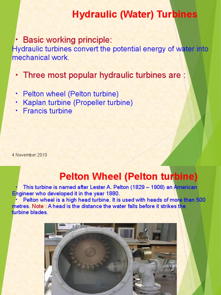 HYDRAULIC TURBINE PROBLEMS AND SOLUTIONS PDF visual data 7