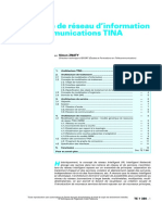 TE 7 380 Architecture de Réseau d’Information Des Télécommunications TINA