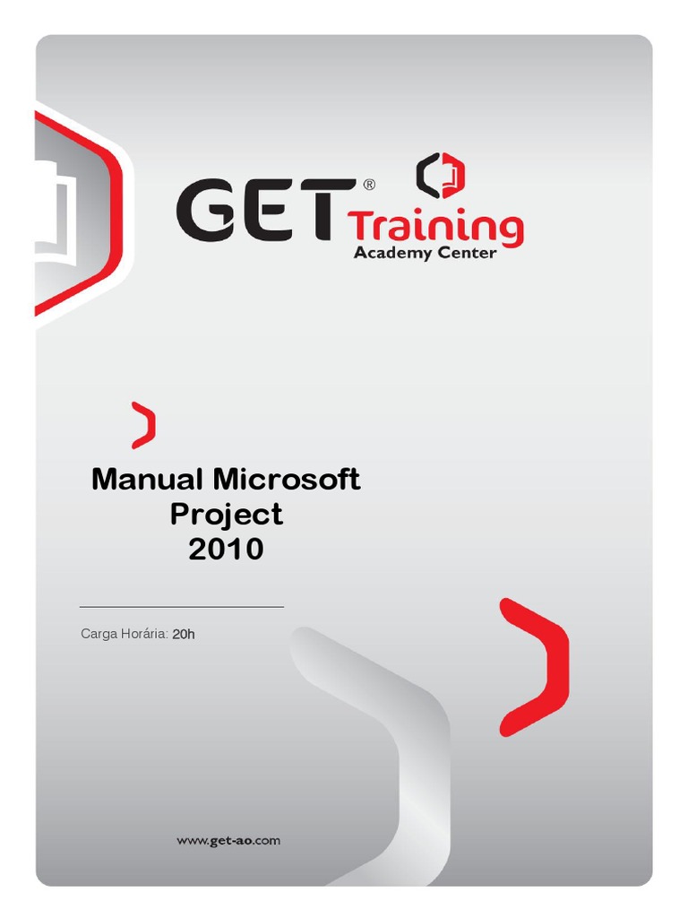 Manual do Microsoft Project 2010 | PDF | Gestão de projetos | Microsoft