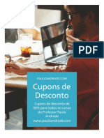 Cupons de Desconto: Cupons de Desconto de 50% para Todos Os Cursos Do Professor Paulo Andrade