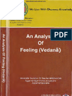 An Analysis of Feeling (Vedanã) - Bhaddanta Dr. Ashin Nandamalabhivamsa