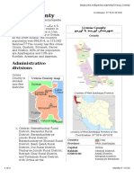 Urmia County: Administrative Divisions