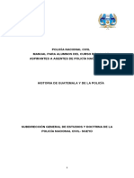 Manual de Historia de Guatemala y de La Polcía Oficio