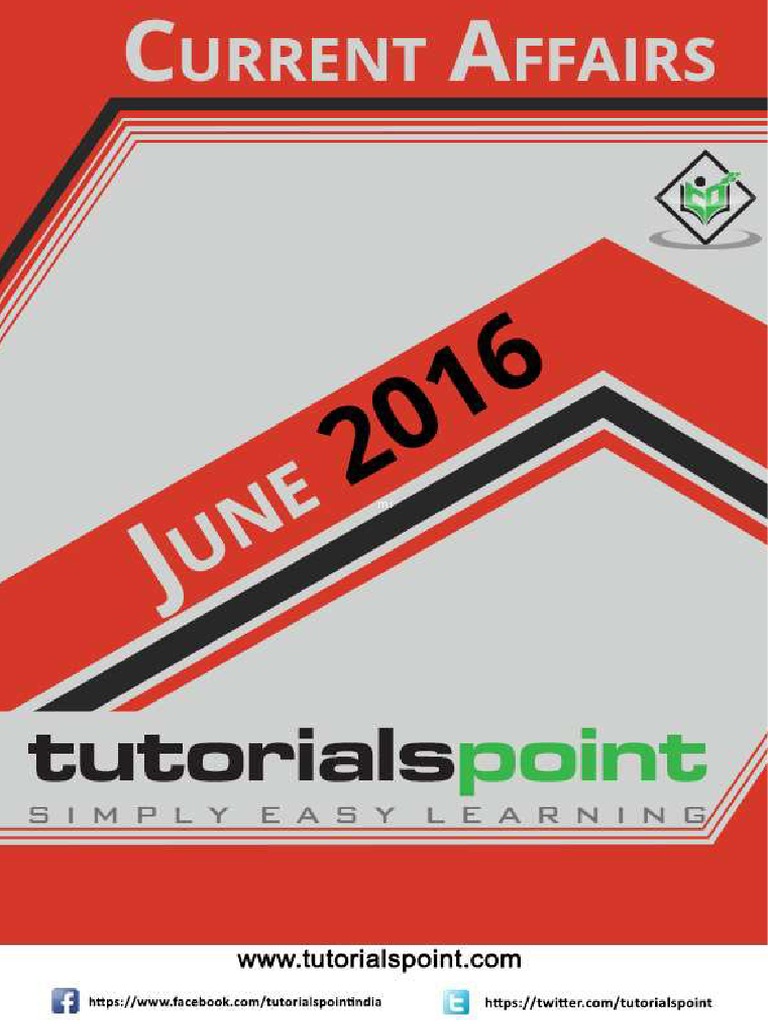 Current Affairs June 2016 PDF Version | Business Current Affairs June 2016 PDF Version | Business