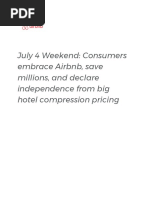 Airbnb July 4 Report
