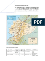 Características Físicas y Socioeconómicas Del País