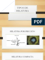 Tipos de Hilatura Hilos III Expo