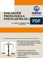 Evaluación Psicológica a Postulantes de La Cnm