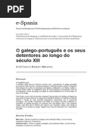 MIRANDA (2012) Galego-português e Seus Detentores s. XIII