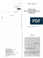 Manent, Pierre - Prefacio, Cap I, II, III, IV y Vi en Historia Del Pensamiento Liberal