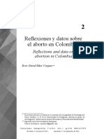 Reflexiones y Datos Sobre El Aborto en Colombia.
