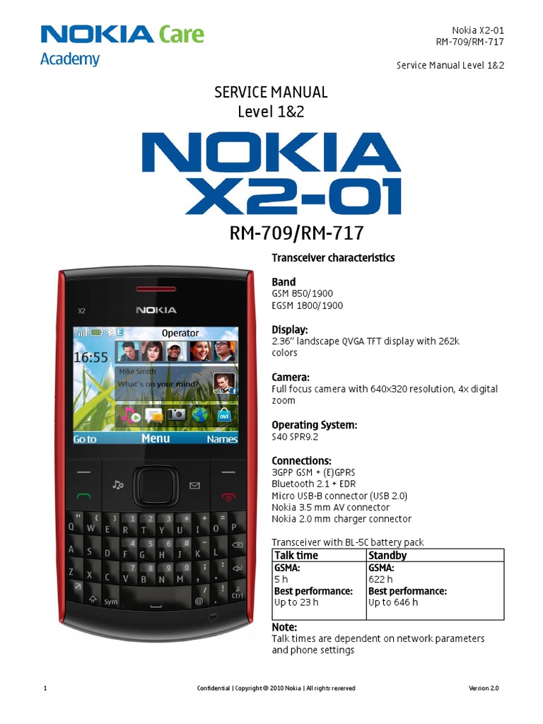 X2 01 - RM 709 RM 717 PDF | PDF | Electrostatic Discharge | Battery ...