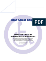 ADA Inspections Checklist