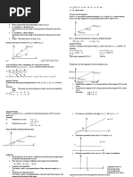 Review Analytic Geometry