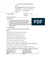 Pruebas Quinto Parcial 2017