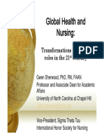 Global Health and Nursing Transformations in nurses' roles in the 21st century.pdf