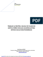 Topografia Calculo Volumes Corte e Aterro PDF