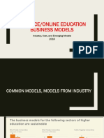 Online Education Business Models