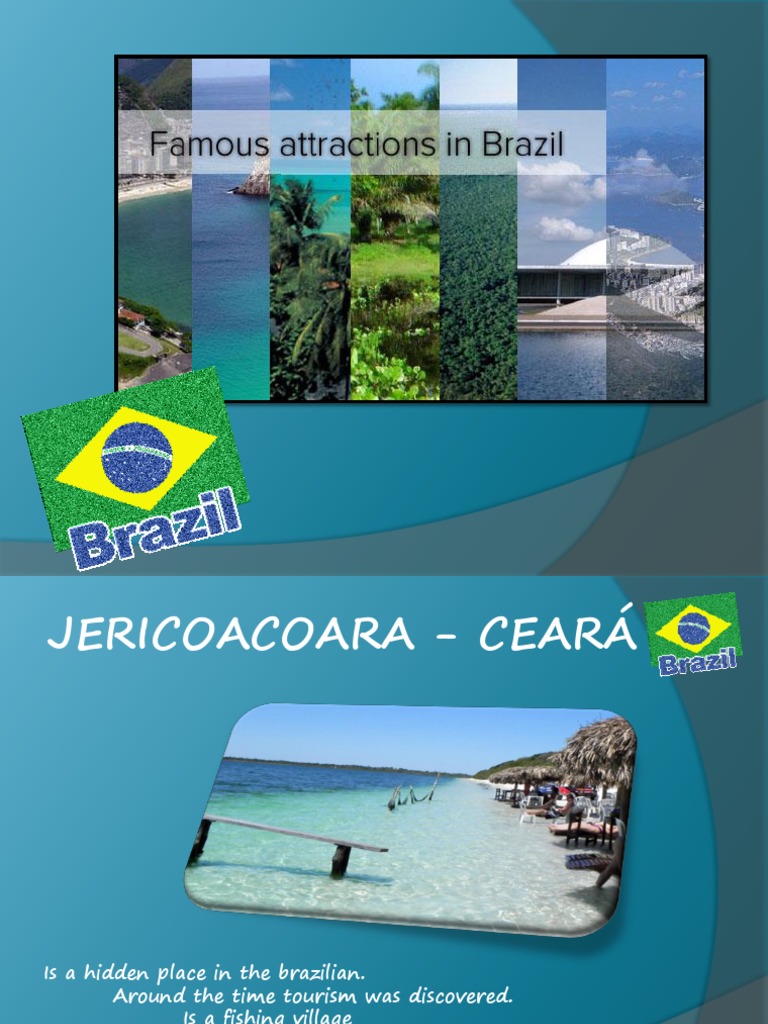 Lugar Turistico Brazil Exposicion en Ingles PDF Brazil Tourism