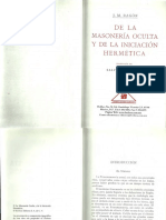 Ragon Jean Marie - De la Masoneria Oculta y de la Iniciacion Hermetica.pdf