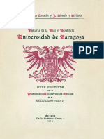 Historia de La Real y Pontificia Universidad de Zaragoza, Tomo II