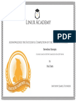 Linux Academy: Acknowledges The Successful Completion of The Training Course