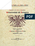 Historia de La Real y Pontificia Universidad de Zaragoza, Tomo III