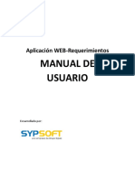 SYPSOFT - Requerimientos - Manual de Usuario - Alpha v0.90