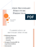 Protein Secondary Structure Prediction