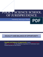 Policy Science School: Equality and Balance of Opportunity