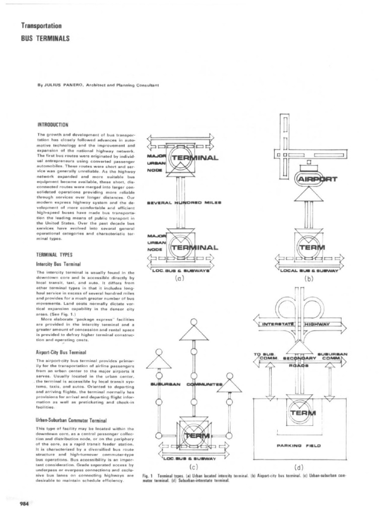 Bus and Truck Terminals | PDF | Commercial Vehicles | Bus Transport