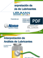 Interpretacion Analisis Lubricantes Uruman 2014