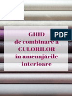 Axelen Ghid de Combinare a Culorilor in Amenajarile Interioare