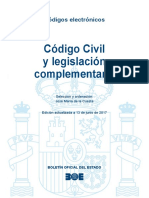 Codigo Civil y Legislacion Complementaria España