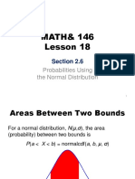 MATH& 146 Lesson 18: Probabilities Using The Normal Distribution